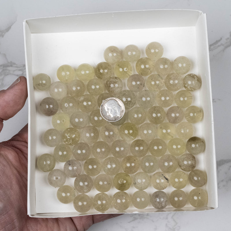 Libyan Desert Glass Beads 13mm | 200 gram Wholesale Lot