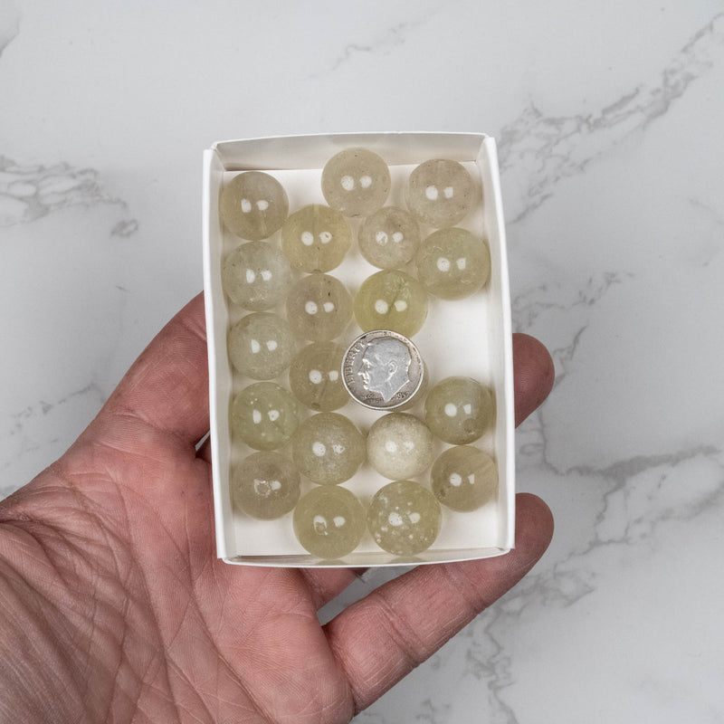 Libyan Desert Glass Beads 14-15-16mm | 84 gram Wholesale Lot