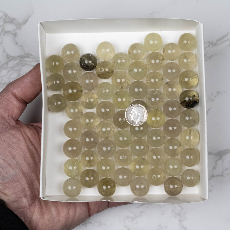 Libyan Desert Glass Beads 14-15mm | 250 gram Wholesale Lot
