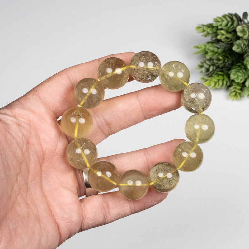 Libyan Desert Glass Bead Bracelet 94.24 g 18mm