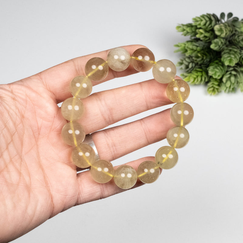Libyan Desert Glass Bead Bracelet 56.57 g 14mm