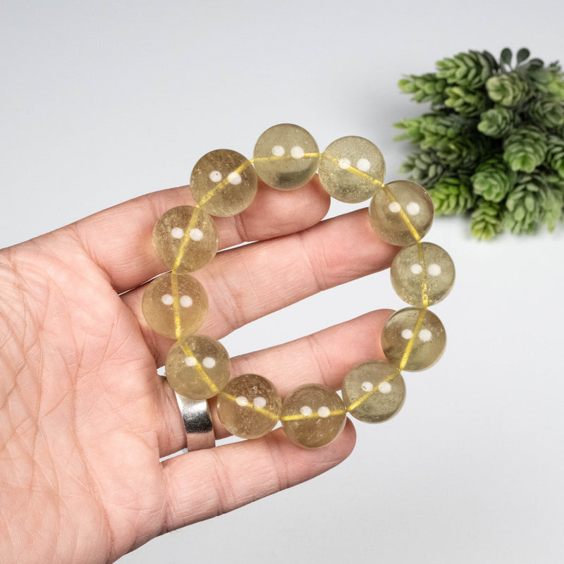 Libyan Desert Glass Bead Bracelet 81.77 g 18mm