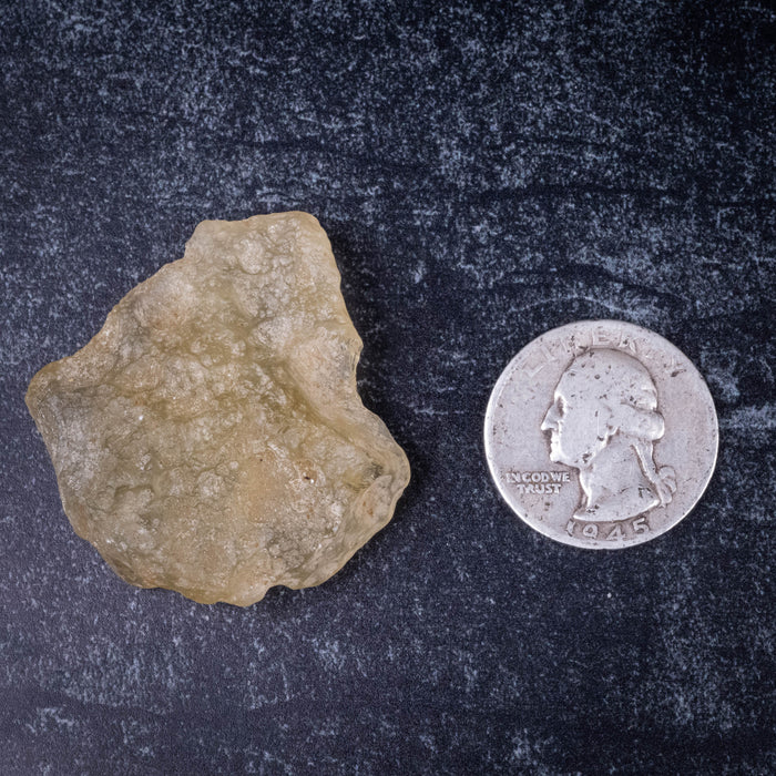 Libyan Desert Glass 18.70 g 38x34x18mm