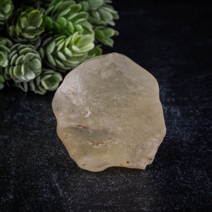 Libyan Desert Glass 38.21 g 44x39x20mm