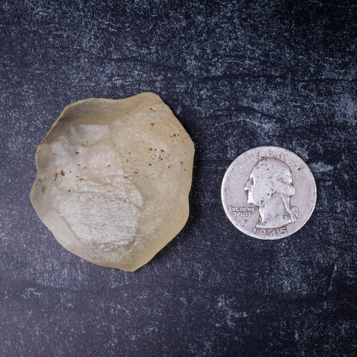 Libyan Desert Glass 38.21 g 44x39x20mm