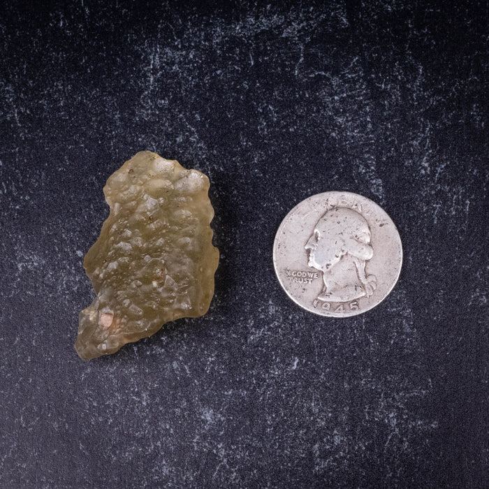 Libyan Desert Glass 13.67 g 40x25x14mm