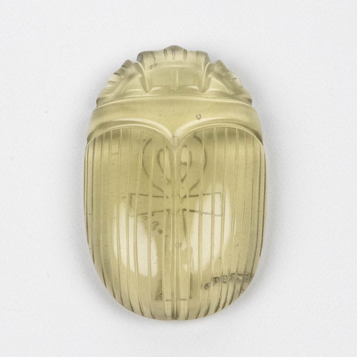 Libyan Desert Glass Scarab Gemstone Scarab 28.60 g 50x32mm