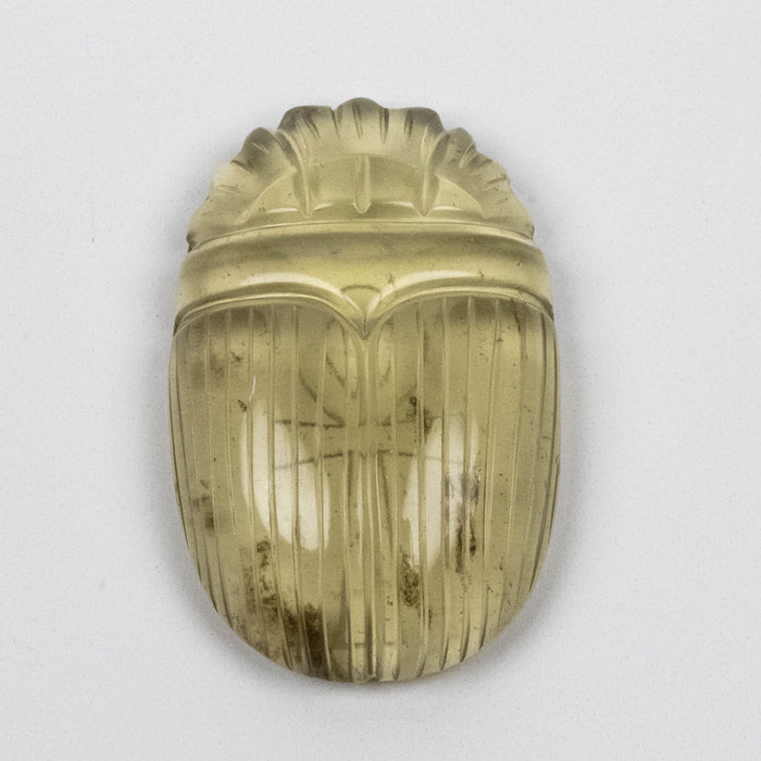 Libyan Desert Glass Scarab Gemstone Scarab 28.12 g 49x32mm