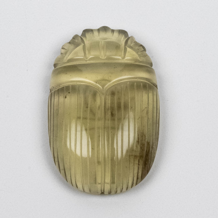 Libyan Desert Glass Scarab Gemstone Scarab 28.43 g 50x32mm
