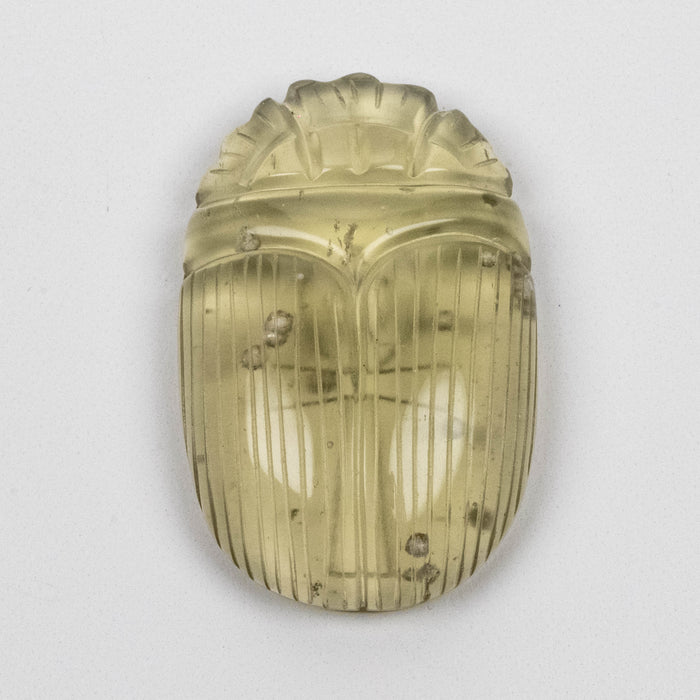 Libyan Desert Glass Scarab Gemstone Scarab 28.02 g 49x32mm
