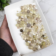 Libyan Desert Glass Beads 5mm - 17mm mix sizes | 250 gram Wholesale Lot - InnerVision Crystals