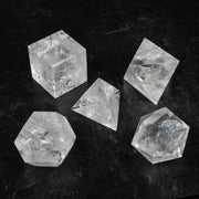 Lemurian Seed Crystal Platonic Solids XL Set 2784 g 70-111mm - InnerVision Crystals