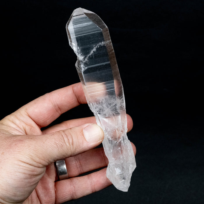 Lemurian Seed Quartz Crystal 147 g 161x32mm