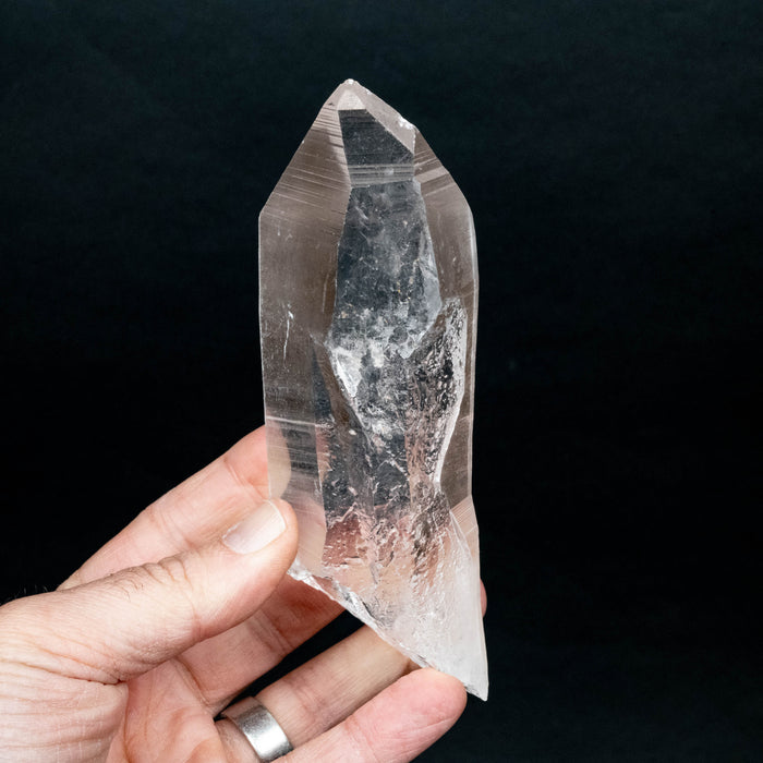 Lemurian Seed Quartz Crystal 347 g 142x46mm