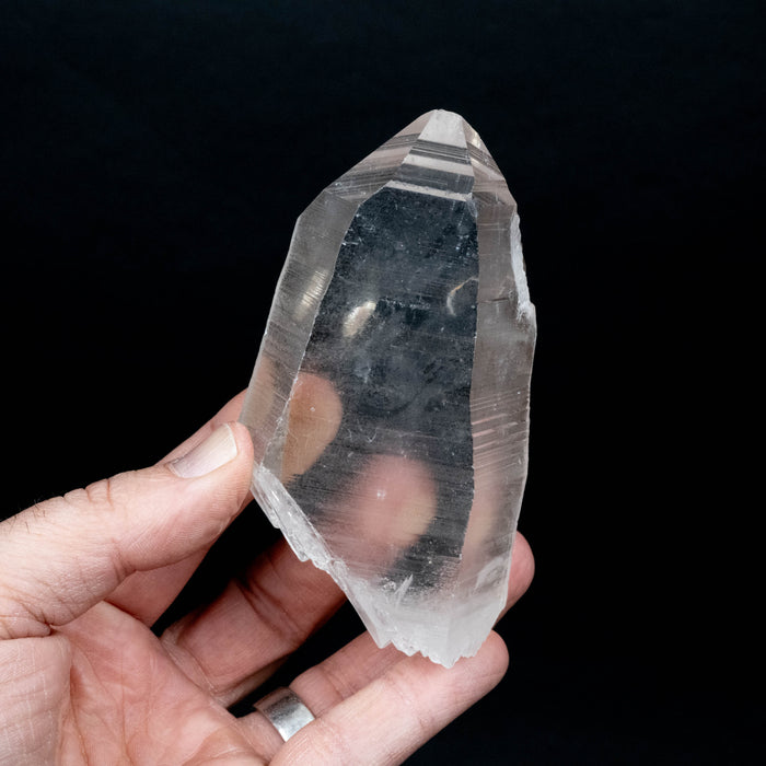 Lemurian Seed Quartz Crystal DT 285 g 119x58mm