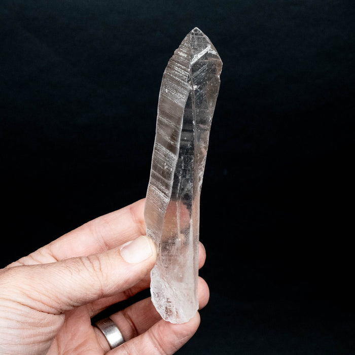 Lemurian Seed Quartz Crystal 142 g 138x32mm