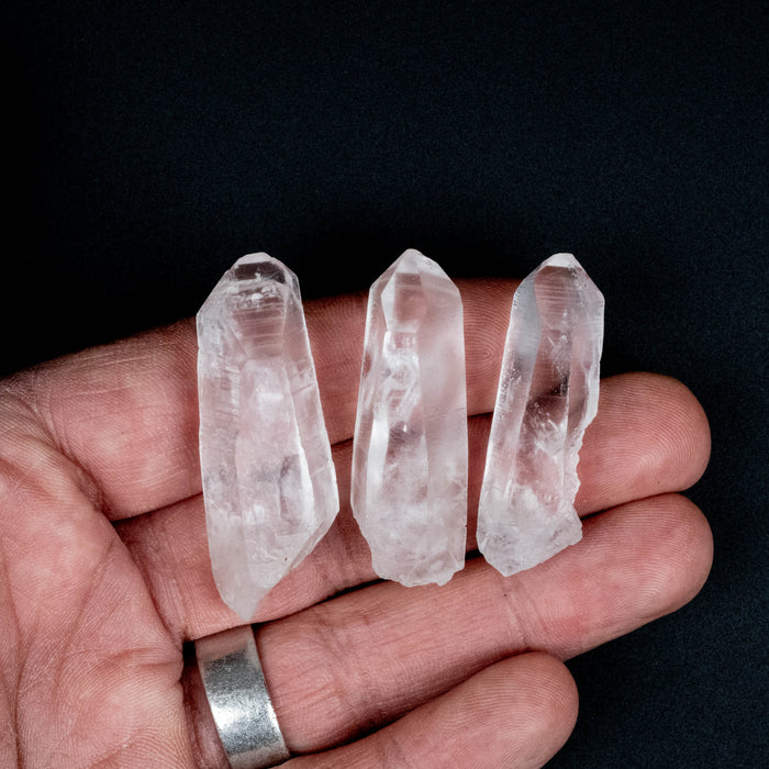 Lemurian Seed Quartz Crystal LOT 37 g 42-48mm