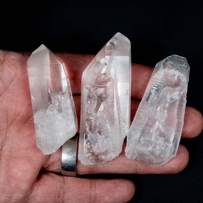 Lemurian Seed Quartz Crystal LOT 140 g 57x71mm