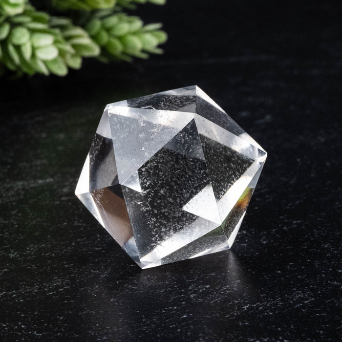Lemurian Seed Crystal Icosahedron Carving 49 g 30mm