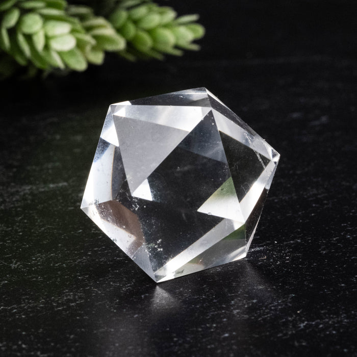 Lemurian Seed Crystal Icosahedron Carving 32 g 27mm
