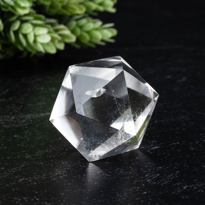 Lemurian Seed Crystal Icosahedron Carving 35 g 27mm