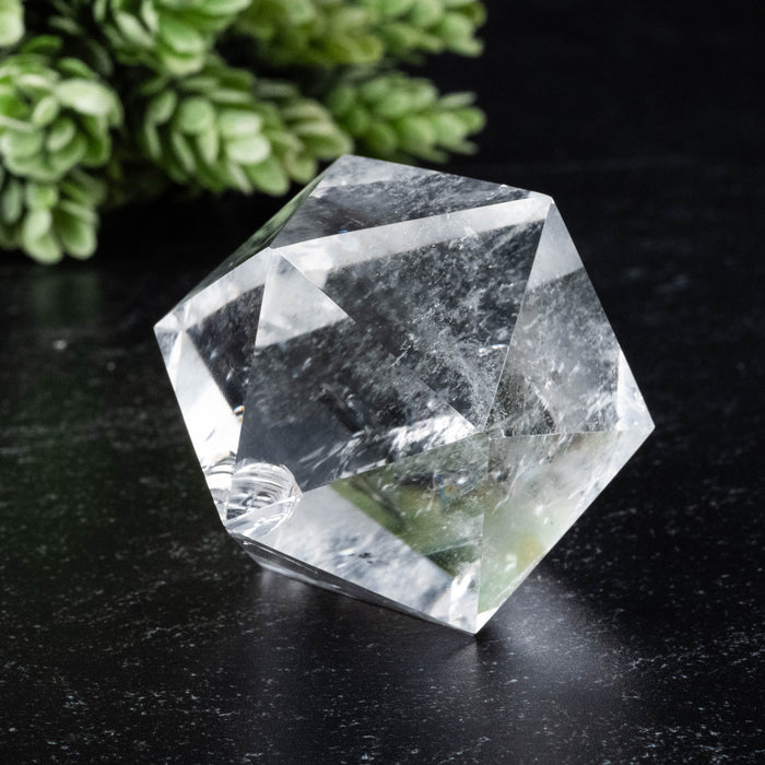 Lemurian Seed Crystal Icosahedron Carving 100 g 39mm