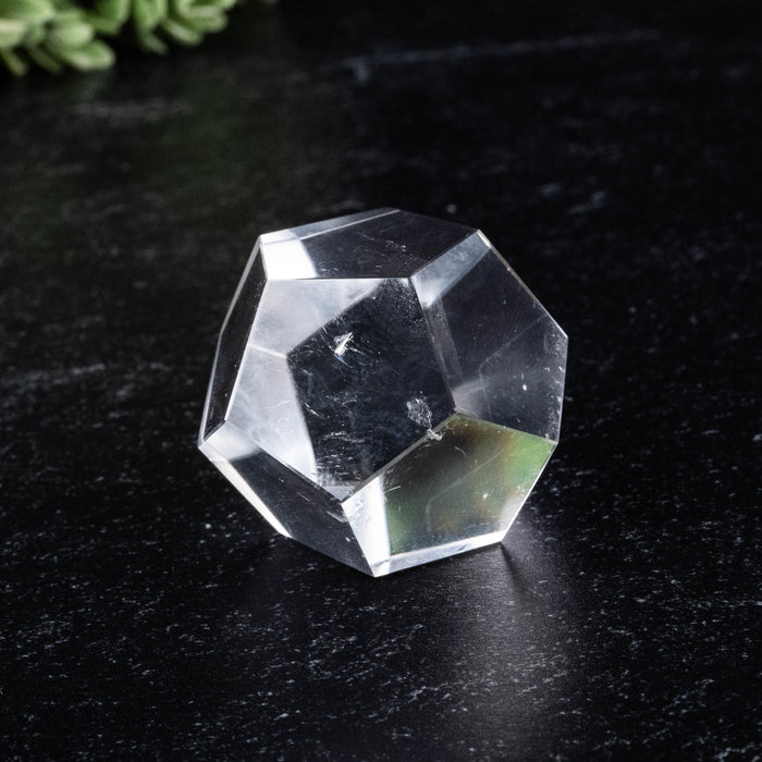 Lemurian Seed Crystal Dodecahedron Carving 45 g 28mm
