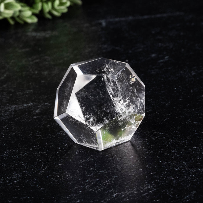 Lemurian Seed Crystal Dodecahedron Carving 38 g 27mm