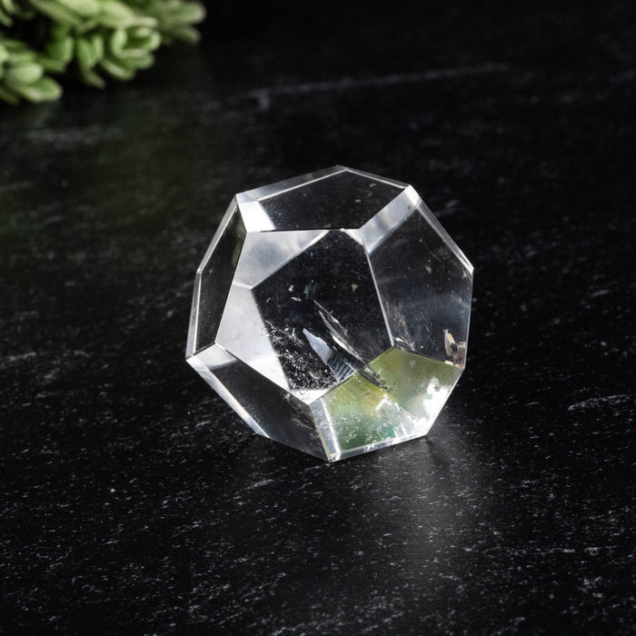Lemurian Seed Crystal Dodecahedron Carving 44 g 28mm