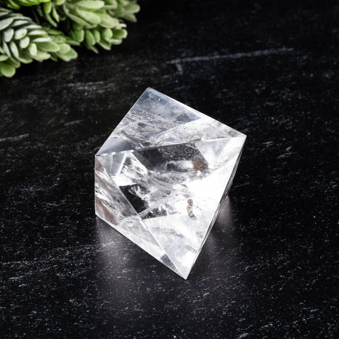 Lemurian Seed Crystal Octahedron Carving 99 g 61mm
