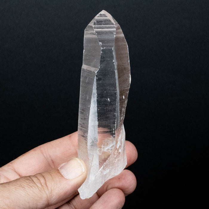 Lemurian Seed Quartz Crystal with Phantom 180 g 122x42mm