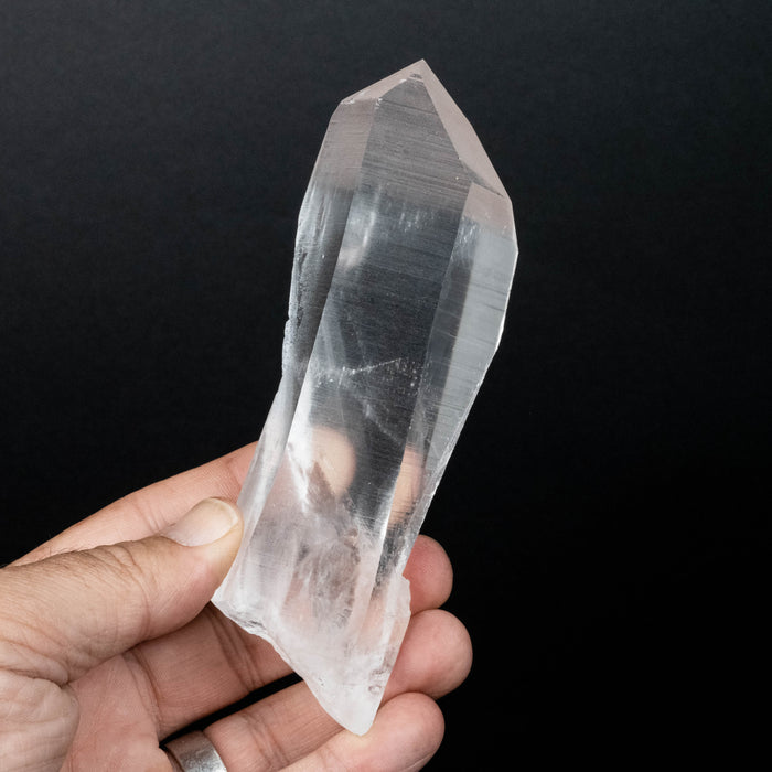 Lemurian Seed Quartz Crystal with Phantom 290 g 138x47mm