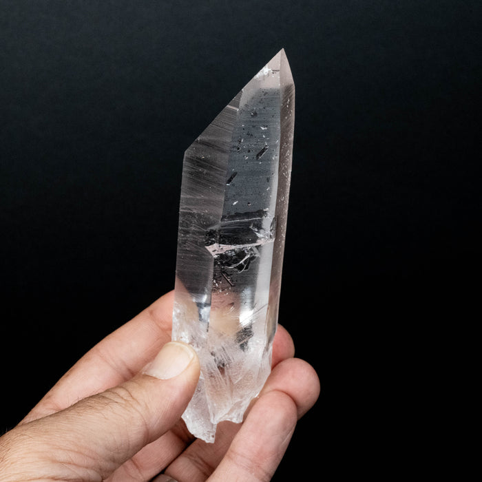Lemurian Seed Quartz Crystal with Phantom 184 g 128x39mm