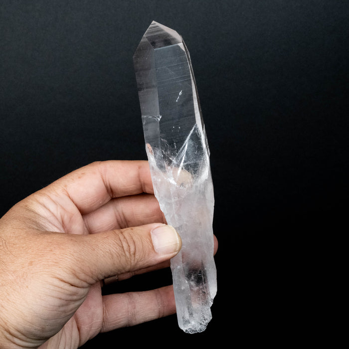 Lemurian Seed Quartz Crystal with Phantom 175 g 173x33mm