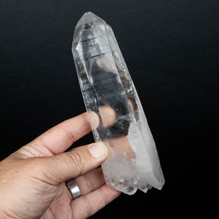 Lemurian Seed Quartz Crystal *DT 440 g 175x54mm