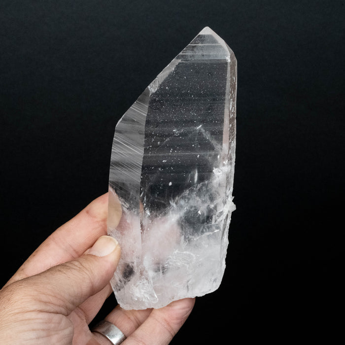 Lemurian Seed Quartz Crystal with Phantom 366 g 159x63mm