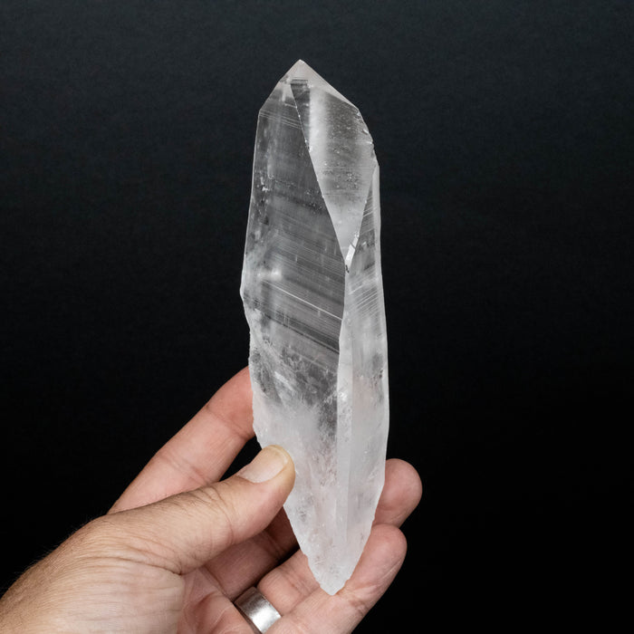 Lemurian Seed Quartz Crystal with Phantom 366 g 159x63mm