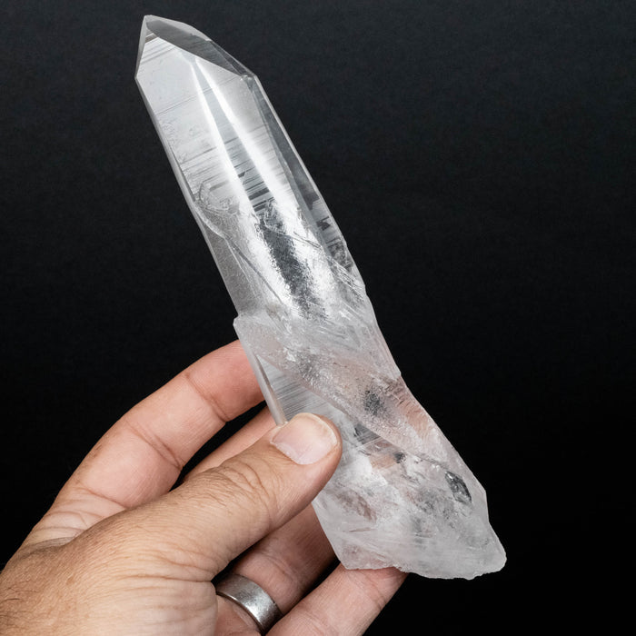 Lemurian Seed Quartz Crystal 285 g 175x44mm