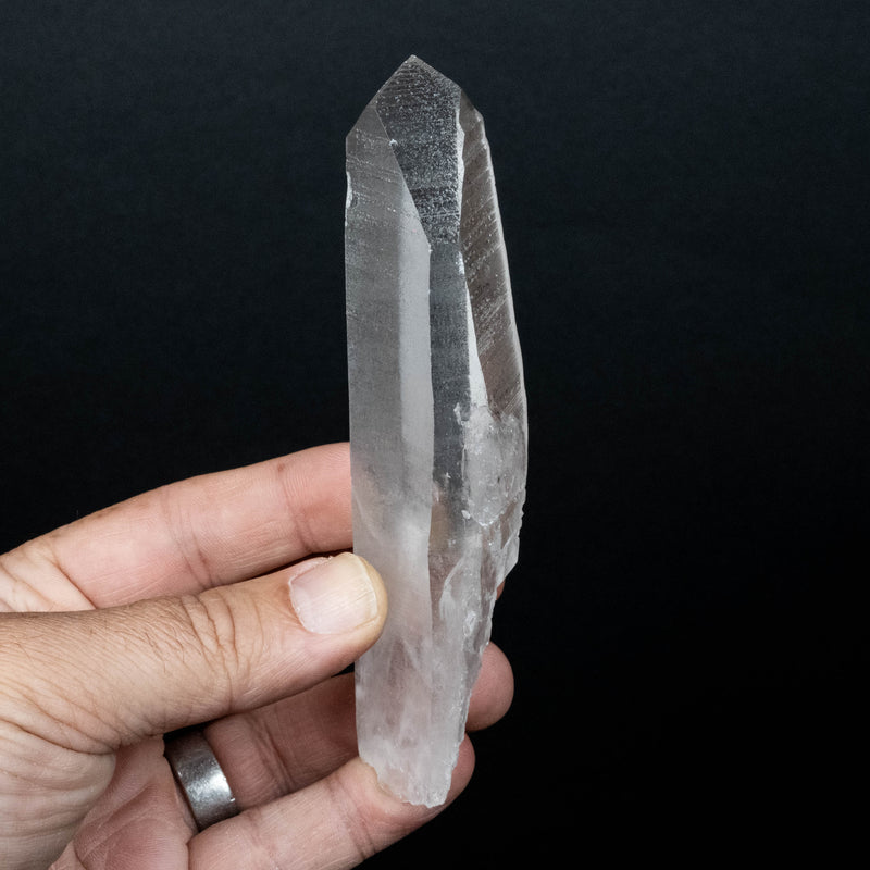 Lemurian Seed Quartz Crystal 153 g 134x35mm - InnerVision Crystals