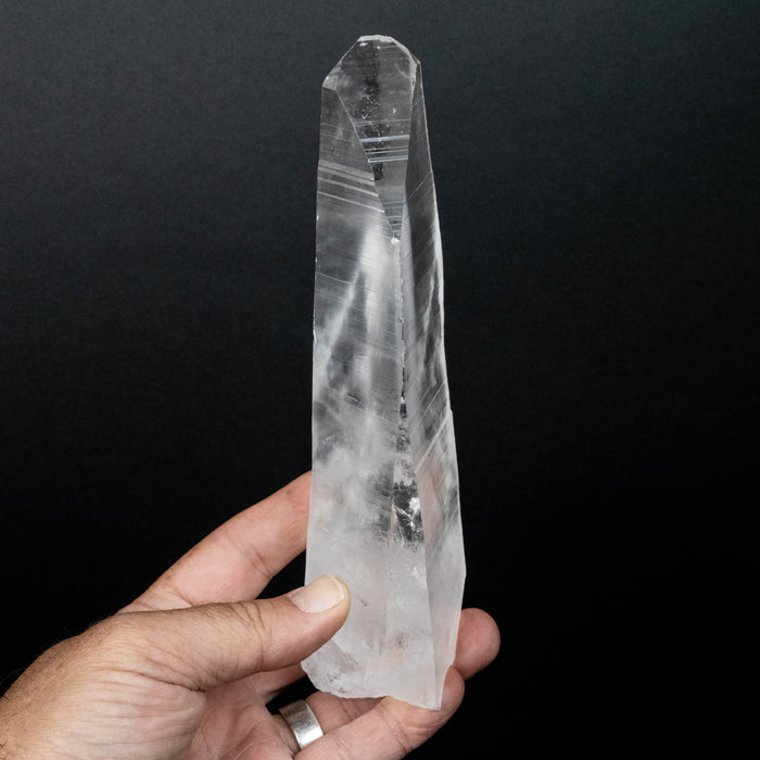 Lemurian Seed Quartz Crystal 542 g 195x46mm
