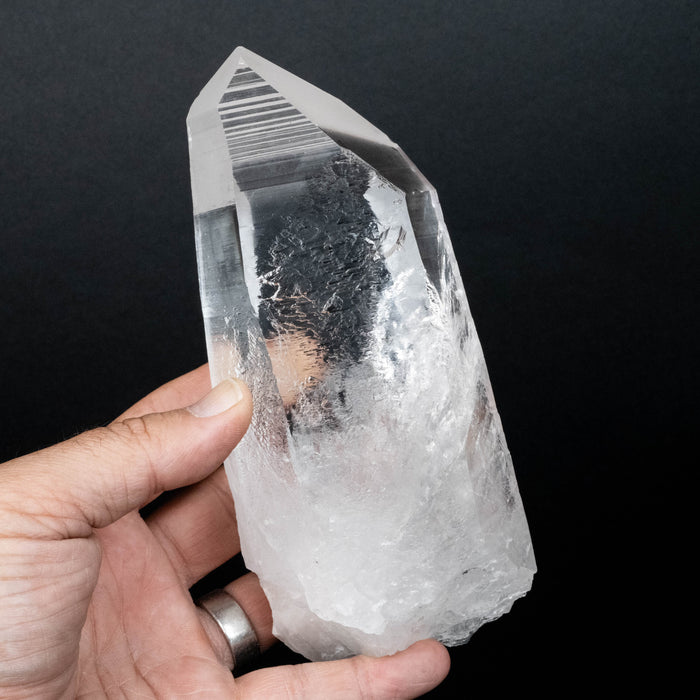 Lemurian Seed Quartz Crystal 888 g 177x75mm