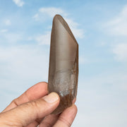 Tangerine Lemurian Seed Quartz Crystal 137 g 114x34mm - InnerVision Crystals