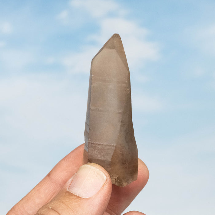 Tangerine Lemurian Seed Quartz Crystal 44 g 64x27mm