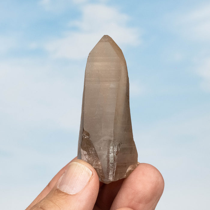 Tangerine Lemurian Seed Quartz Crystal 44 g 64x27mm