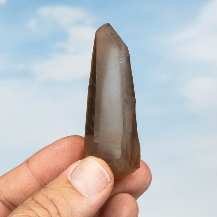 Tangerine Lemurian Seed Quartz Crystal 45 g 70x24mm