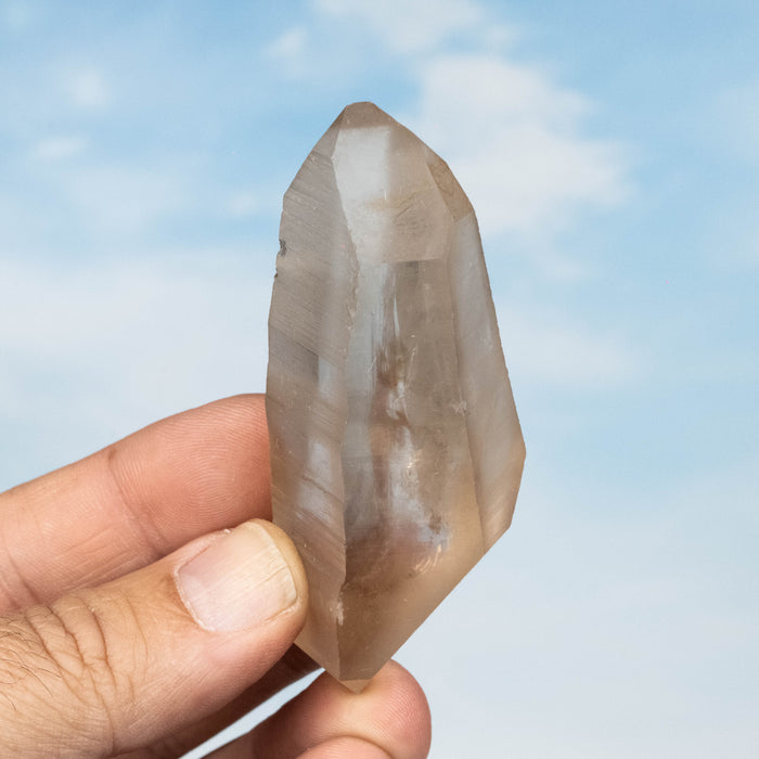 Tangerine Lemurian Seed Quartz Crystal *DT 65 g 78x31mm