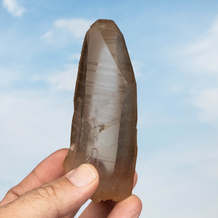 Tangerine Lemurian Seed Quartz Crystal *DT 239 g 111x42mm