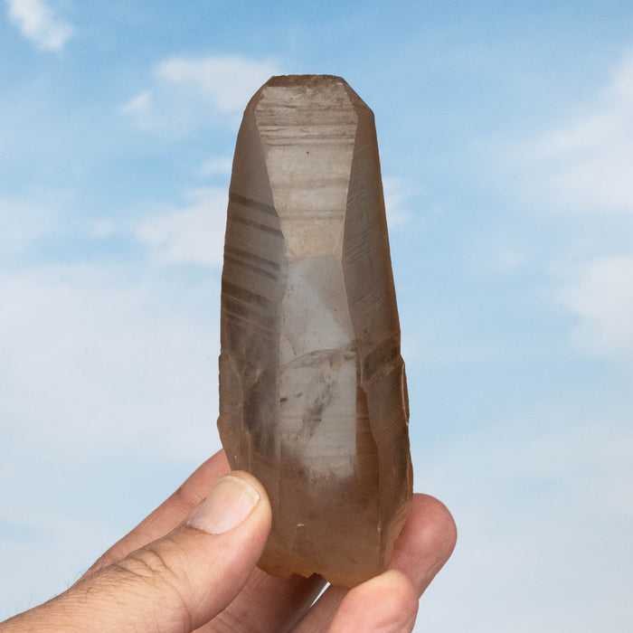 Tangerine Lemurian Seed Quartz Crystal *DT 239 g 111x42mm