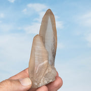 Tangerine Lemurian Seed Quartz Crystal 134 g 105x51mm - InnerVision Crystals