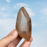 Tangerine Lemurian Seed Quartz Crystal 183 g 94x42mm - InnerVision Crystals